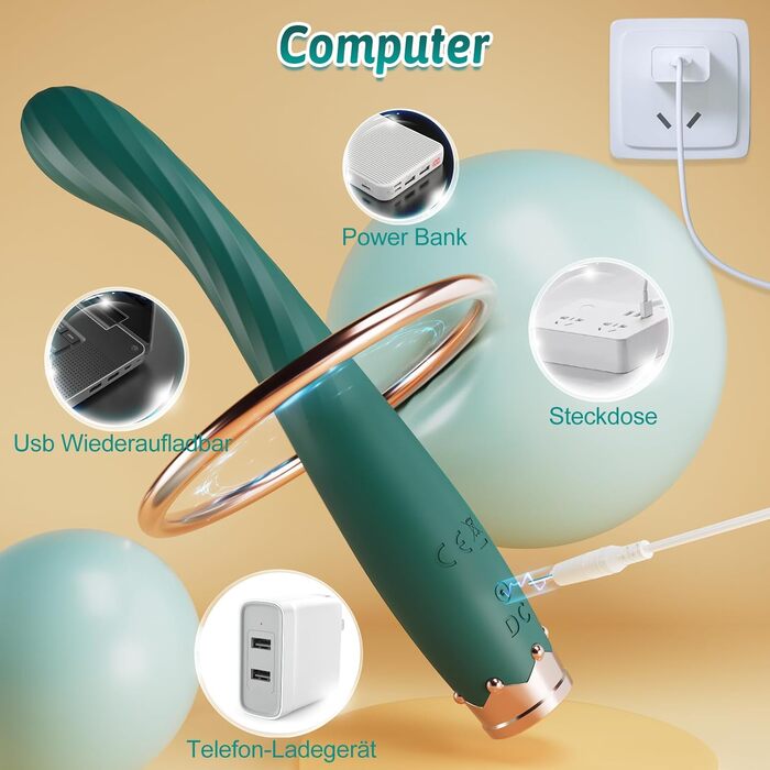 Вібратор Hellmos для жінок, 10 режимів вібрації