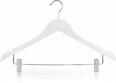 Білих вішалок для одягу на затискачах 45 см Дерев&39яні вішалки для одягу з затискачами Вішалки з затискачами, 10