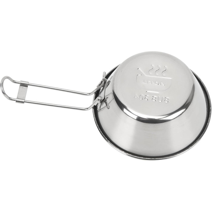 Кемпінгове начиння VGEBY, миски з нержавіючої сталі 304, портативні, складні кемпінгові миски для походів та подорожей, набір з 4 предметів об&39ємом 300 мл