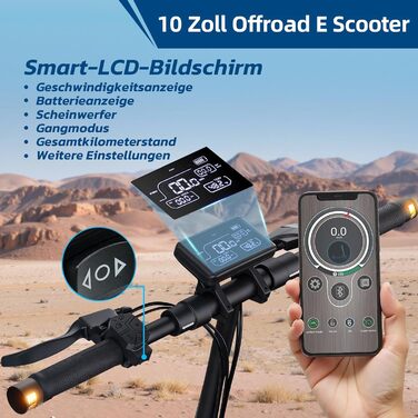 Електросамокат з допуском до дорожнього руху, максимальний запас ходу 70 км, 10-дюймові позашляхові пневматичні шини, електросамокат із шістьма зручними амортизаторами, складаний позашляховий електросамокат, вантажопідйомність до 150 кг, блокування трансп