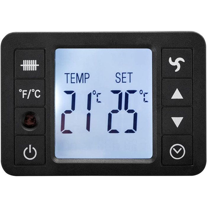 Електричний радіатор TROTEC TCH 2310 E - Теплова потужність 1000 Вт / 1300 Вт / 2300 Вт - Мобільний конвектор, білий 2 300 Вт Біли