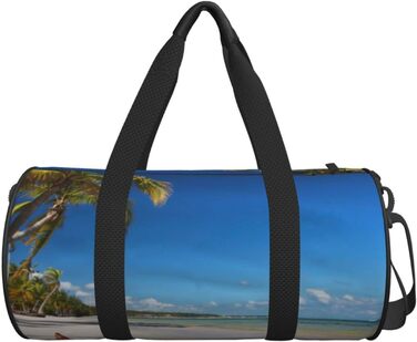 Дорожня сумка-мішок з кокосовою пальмою та пляжним мотивом, унісекс, спортивна сумка