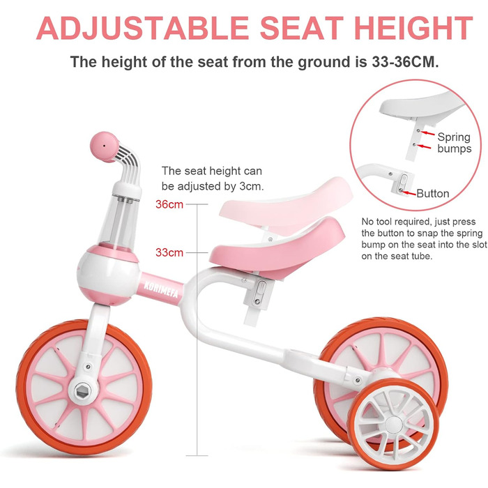 В 1 баланс велосипеди баланс велосипед дитячий триколісний триколісний велосипед баланс велосипед дитячі ходунки для дітей від 1 р