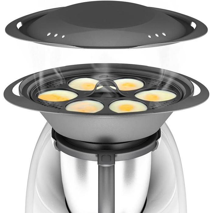 Вкладиш для браконьєрства mixegg сумісний з Thermomix TM6 TM5 TM31, яйцеварка Egg Poaccher, аксесуари