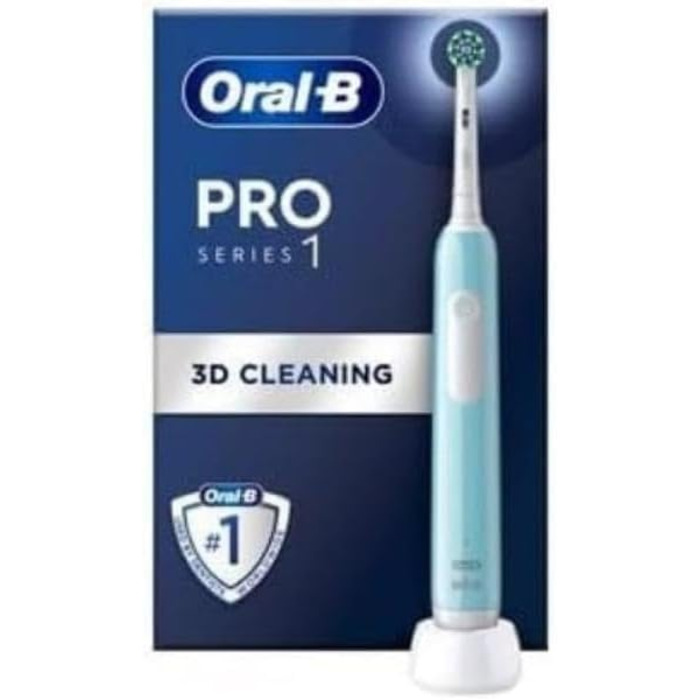 Електрична акумуляторна зубна щітка Braun Oral-B Pro 600 CrossAction синя без додаткових заправок