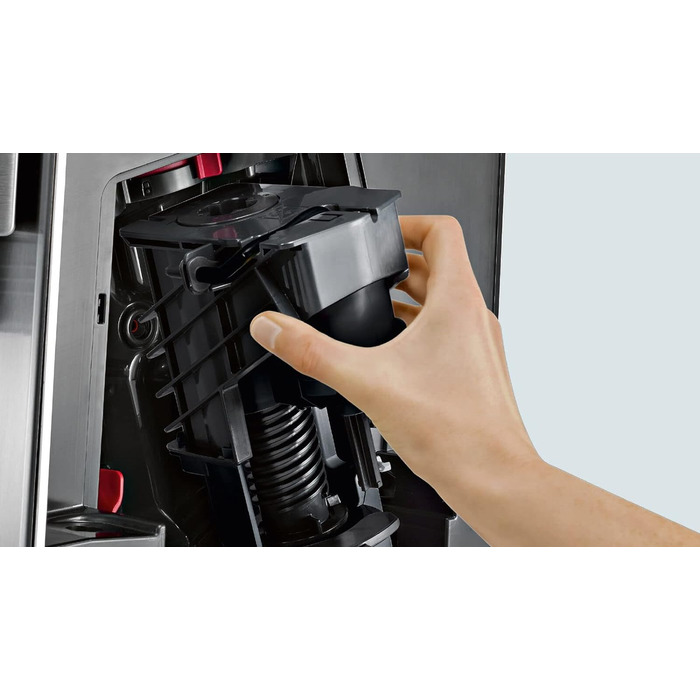 Повністю автоматична кавоварка з сенсорним екраном - для двох чашок одночасно - режим бариста - , 2,3 літра, колір нержавіюча сталь (мова дисплея не встановлена на німецьку) Підключається одиночно, 9 Plus Connect s500 TI9553X1RW