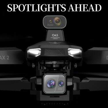 Дрон Teeggi KF104 MAX2 з камерою 4K для дорослих, пульт дистанційного керування з екраном, відстань керування 6 км, 3-осьовий підв