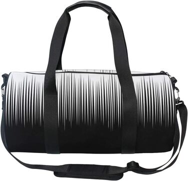 Спортивна сумка в чорно-білу клітинку, з міцної тканини, дорожня сумка, сумка на вихідні, універсальна сумка для чоловіків та жінок, для спорту та подорожей