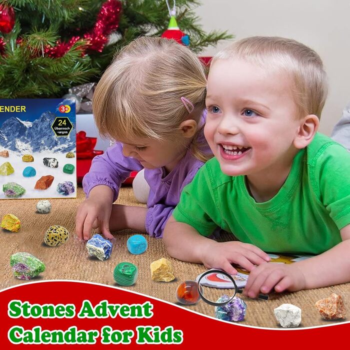 Адвент-календар modun 2025 Самоцвіти та мінерали, для колекціонерів