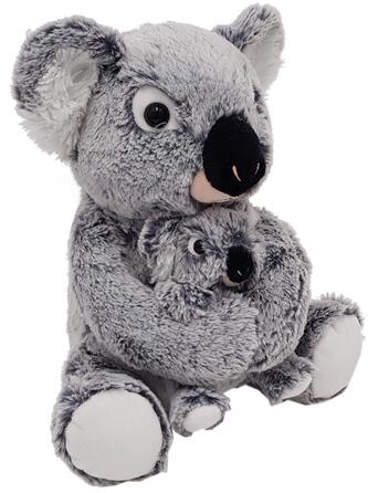 Коала з дитинкою, 27 см, різнокольорова, 247673 MISANIMO