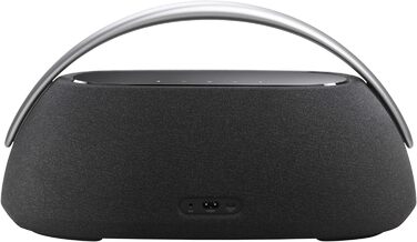 Колонка Harman Kardon Go Play 3 чорного кольору - портативна колонка з 8-годинним акумулятором і потужним басом чорного кольору