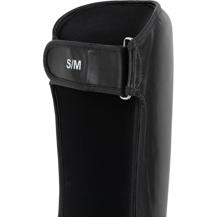 Щитки для гомілок BENLEE зі штучної шкіри Guardian чорного кольору, розмір L-XL, одинарні