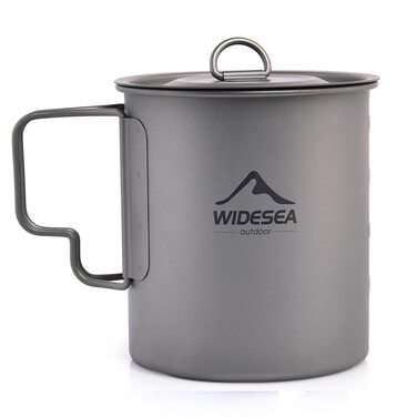 Кемпінговий титановий Бехер Widesea (750 мл)