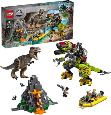 Конструктор LEGO Jurassic World 75938 T. Rex проти Dino-Mech