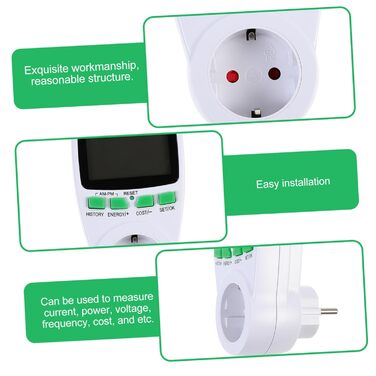 Вимірювальна розетка розетка тестер амперметр лічильник електроенергії купити лічильник енергозберігаюча розетка розетка для електролічильника монітор електроенергії електронний компонент