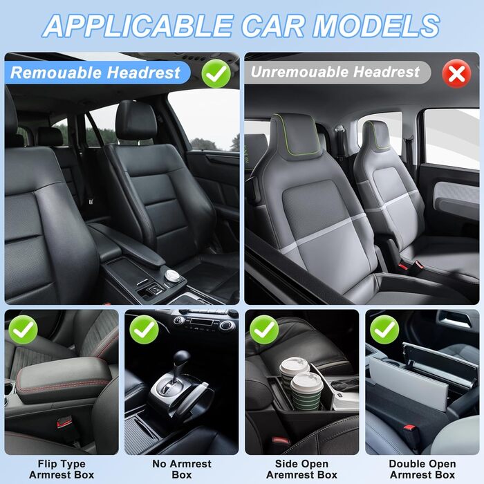 Автомобільний органайзер для зберігання між сидіннями, підвісна сумка для зберігання підголовника автомобіля зі шкіри наппа, трима