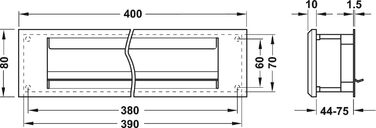 Термоізольований газетний клапан для вхідних дверей Letter Flap