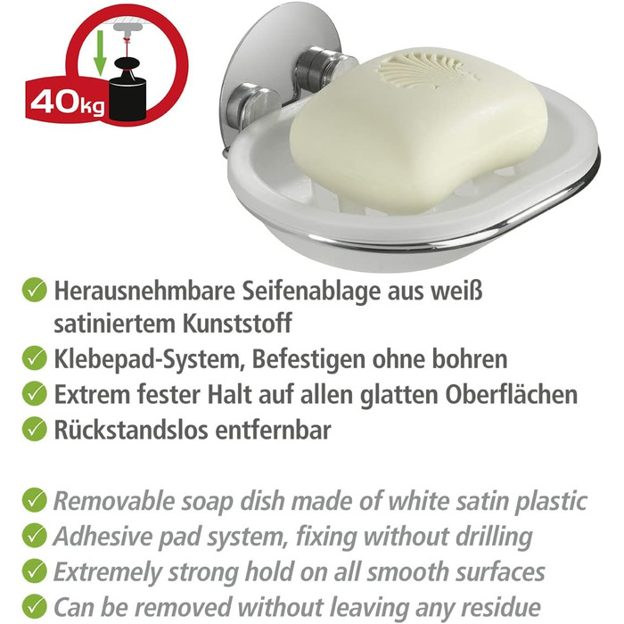 Мильниця 6 x 11 x 13 см Мильниця одинарна