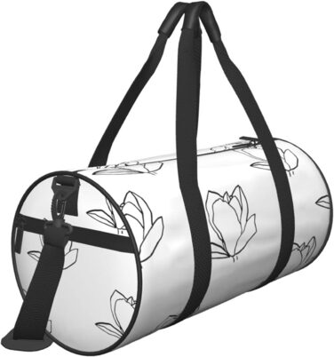 Дорожня сумка Весняна магнолія у стилі мінімалізм, спортивна сумка для чоловіків та жінок, сумка-мішок