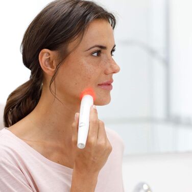 Ручка проти прищів medisana DC 300, світлодіодна терапія, лікування прищів, лікування плям, запалень, плям і вугрів, для всіх типів шкіри