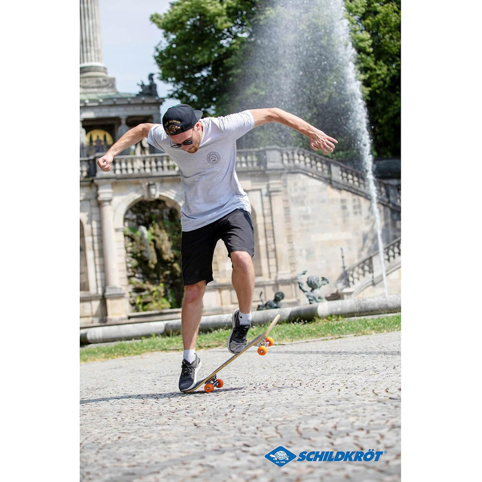 Скейтборд Kicker 31" Red Parkour - повний комплект для початківців, 9-шарова увігнута дека з подвійним кік, ABEC-5 кулькові підшипники, 31 дюйм, дизайн Red Parkour, 510602