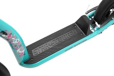 Дитячий педальний самокат від 5 років City Kick Scooter Повітряні шини регульовані по висоті 10-дюймові нове покоління м'ята