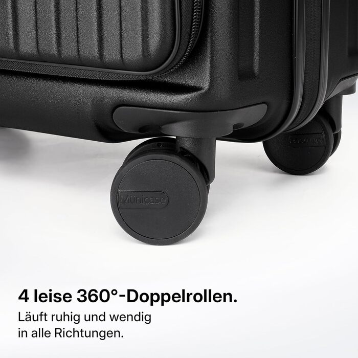 Валіза розширювана, жорсткий корпус, верхнє відкриття, компресійні ремені та додатковий простір Міцна, стійка до подряпин, легка (Чорна, L-65см) L-65см Чорна