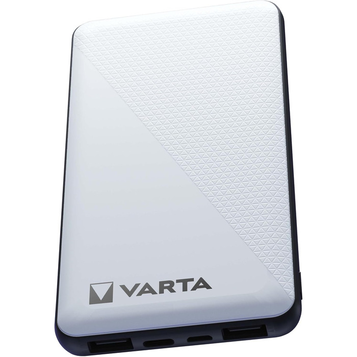 Powerbank Varta Energy 10000mAh, чорний з 4 роз'ємами