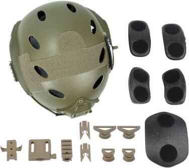 Стиль регульований SWAT швидкий шолом для армії військовий CQB бойовий тактичний пейнтбол M/L DE