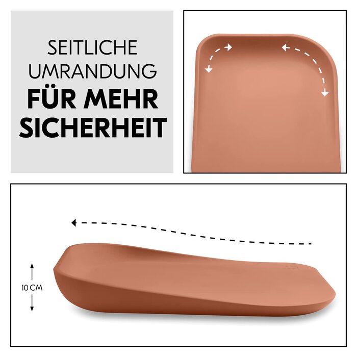 Пеленальний килимок Change N Clean, клиновий пеленальний килимок 50 x70 см, пеленальний килимок без шкідливих речовин, миється, гі