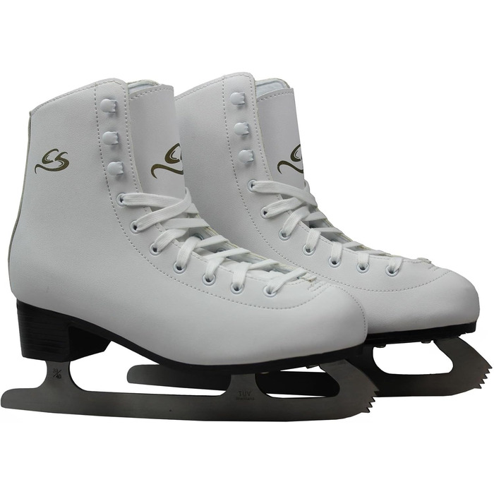 Ковзани Cox Swain Figure для жінок та дітей -LOHJA- всі розміри, білі, 39 EU