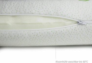 Бамбукова подушка для шиї, 40x80 см, в&39язкопружна піна з пам&39яттю форми, гелева піна