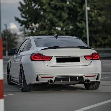 Автомобільний задній спойлер для BMW 4 Series F36 Gran Coupe 2014-2019, Спойлер багажника, Крило, Губа, Обвіси, Аксесуари для прикраси стилю, Чорний звичайний Чорний