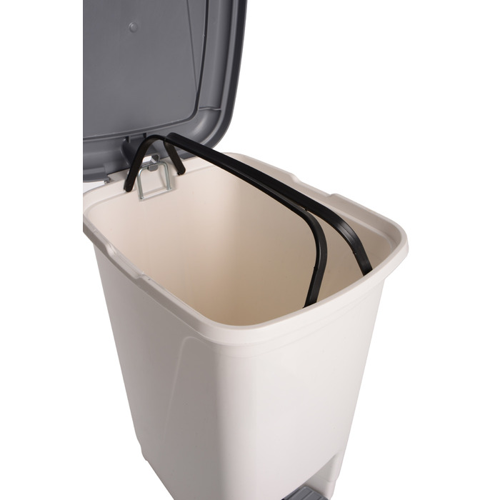 Корзина д/сміття VIOLET HOUSE 0156 White з педал. 8 л (0156 White 8 л) (7246358)