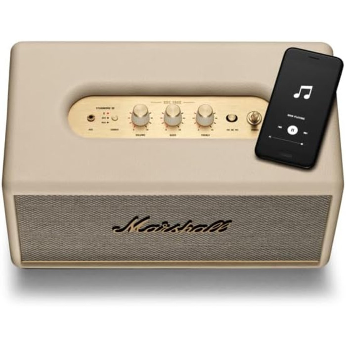 Динамік Marshall Stanmore III Bluetooth - домашня колонка з кремовим кремом