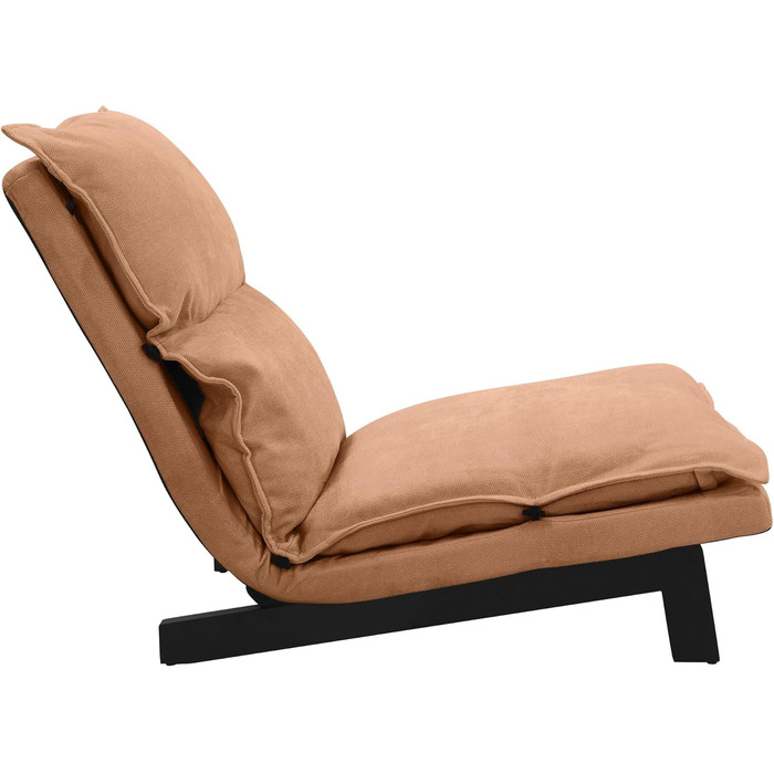Підлогове крісло ML-Design коричневого кольору, м&39яке підлогове крісло, регульована спинка, лляний чохол, сталевий каркас, крісло для відпочинку, підлоговий диван, підлогове сидіння, підлогова подушка, крісло для релаксації, крісло для медитації, диван 