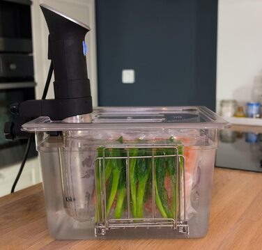 Рама LIPAVI L10 Sous-Vide Професійна рама су-від 316L Нержавіюча сталь Регульований, складаний розмір сімейства з нержавіючої сталі - Для контейнера C10