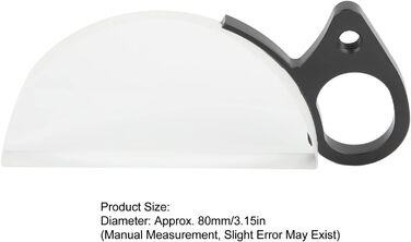 Міліметрова призма обєктива фотоапарата, портативний тонкий фільтр калейдоскопа, оптична скляна призма, фільтр спеціальних ефектів у вигляді півмісяця для дзеркальної фотокамери, фотоаксесуари для відео, 80-