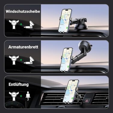 Автомобільний тримач для мобільного телефону 2 в 1 гравітаційний автомобільний тримач для мобільного телефону з вентиляцією та при