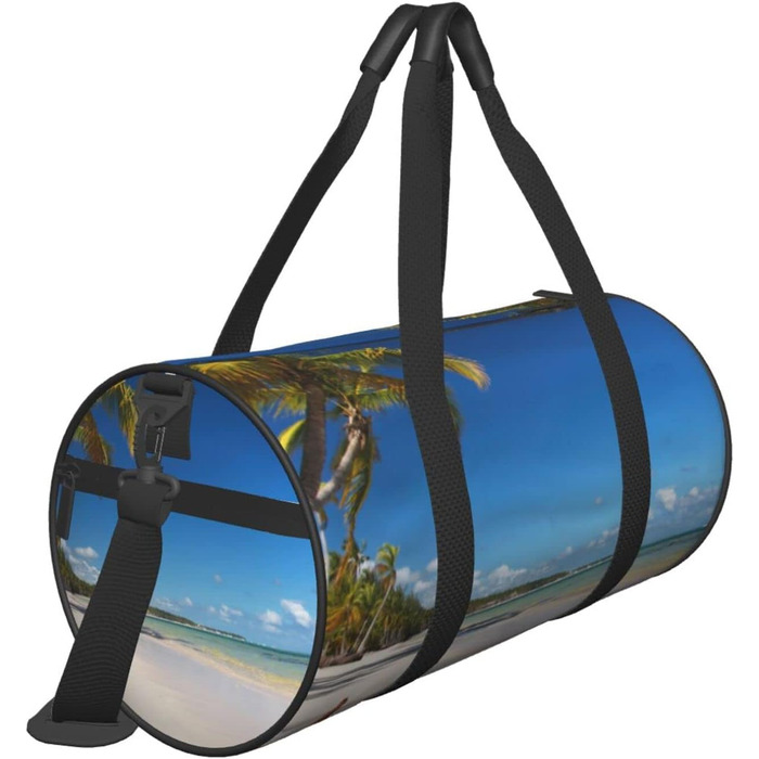 Дорожня сумка-мішок з кокосовою пальмою та пляжним мотивом, унісекс, спортивна сумка
