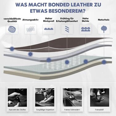 Офісний стілець COLAMY з високою спинкою, ергономічний комп&39ютерний стілець, шкіряний стілець з м&39якими складними підлокітниками, регульований фіксатор нахилу, обертовий стілець для дорослих, коричневий сучасний