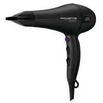 Фен для волосся Rowenta Signature Pro CV7840F0, професійний AC-двигун 2200 Вт, іонізація, 2 швидкості, 3 температурні режими, з концентраторами та дифузором