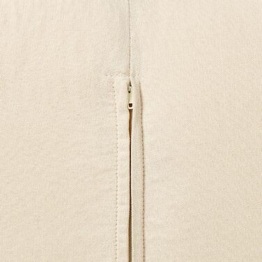 Пуф Beliani, бавовна, бежевий, 45 x 45 x 45 см, квадратний з наповнювачем з пінопласту, бохо, мультан