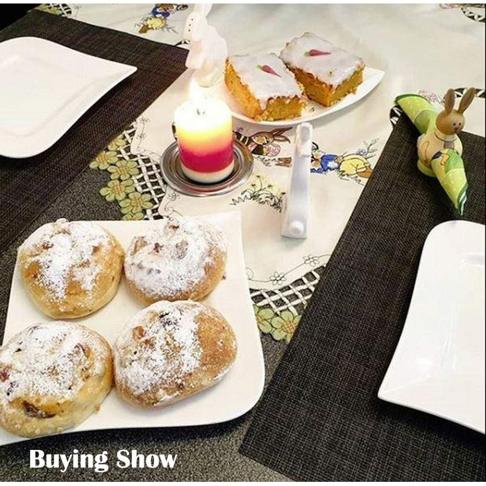 Підстилки (набір з 4), нековзні миються, ПВХ нековзні термостійкі підстилки, брудовідштовхуючі та миються, підстилки для кухонного