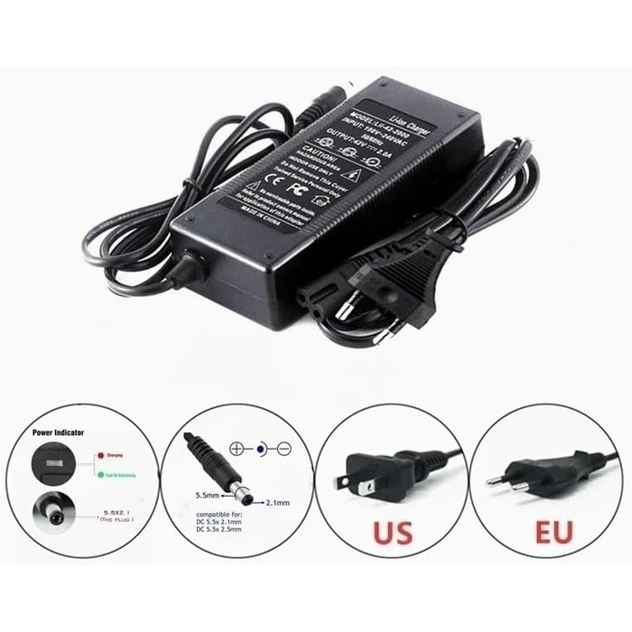 Замінний акумулятор для електровелосипеда для електричного скутера 10S3P електричний велосипед літієва батарея водонепроникний ПВХ акумулятор із зарядним пристроєм 42V 2A для двигунів 500W 350W 250W XT30JST, 36V 20AH