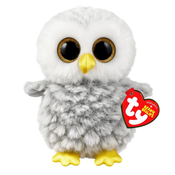 Сова - Beanie Boo, колекційний м'який плюшевий ведмедик - 15 см