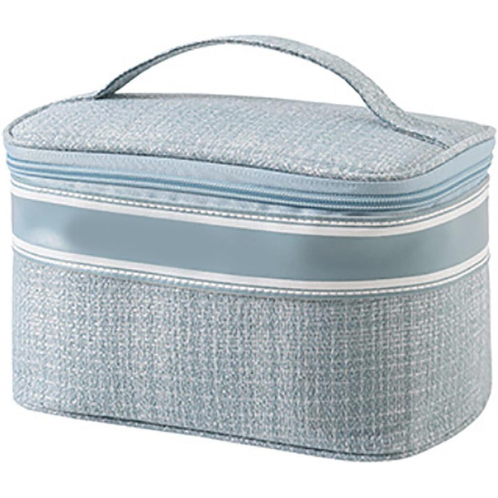 Водонепроникний органайзер для дорожньої косметики з великим простором для жінок, синій, один розмір