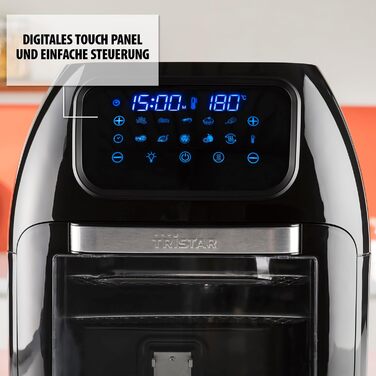 Фритюрниця та духовка Friggitrice senza Olio Tristar 1800 Вт 10 л 2-в-1 10л