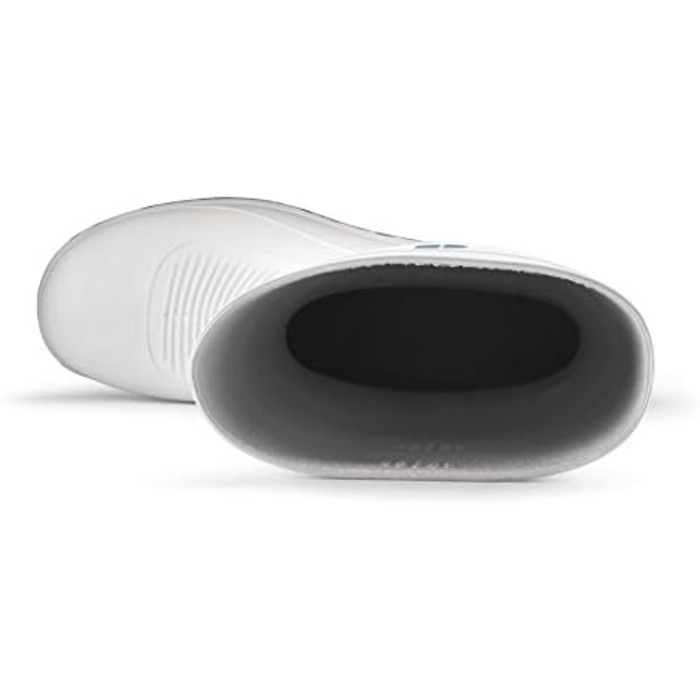 Взуття для екіпажів Bastion Водонепроникні захисні гумові чоботи з ПВХ, S4, мякі устілки, нековзні, дихаючі, заввишки 40 см для жінок та чоловіків, розмір 40 EU, білі