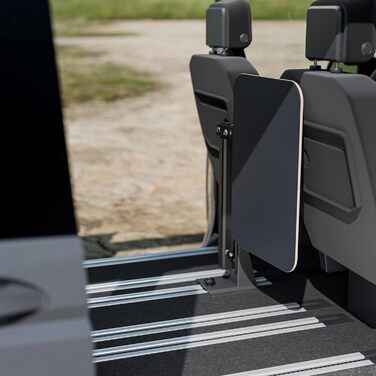 Стіл для підлогової рейки або опорної плити - складаний, розкладний та поворотний - для офісу та кемпінгу у фургоні - консольний столик (Mercedes V-Class/Vito)